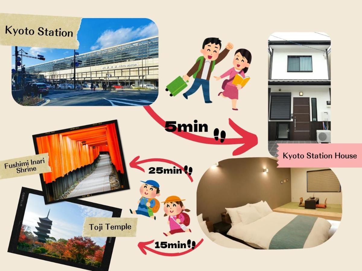 Kyoto Station House Villa Екстериор снимка